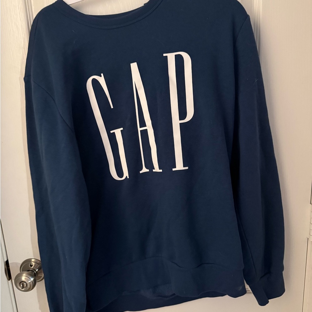 GAP Women's Navy Crew Neck Sweater